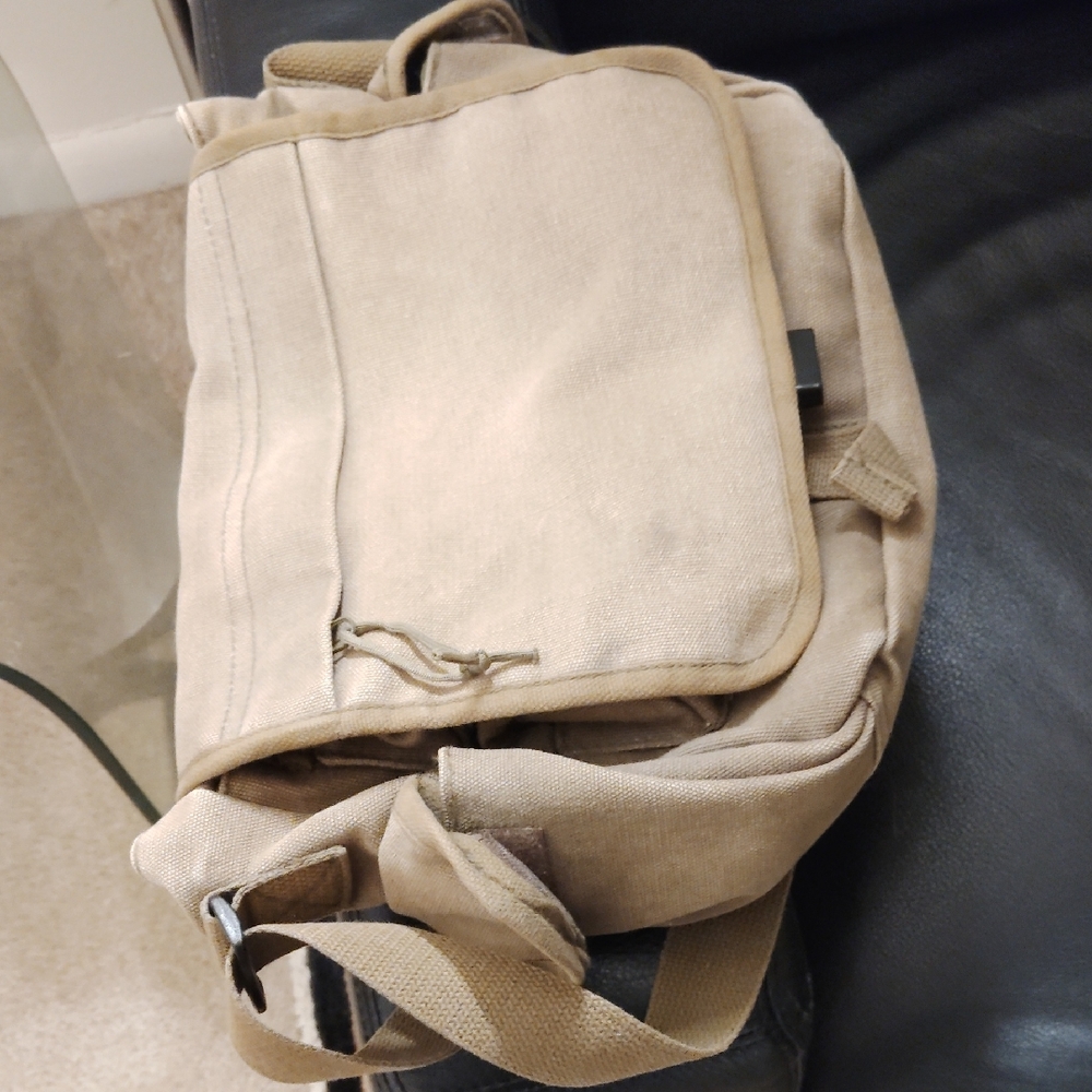 Rothco Tan Canvas Messenger Bag